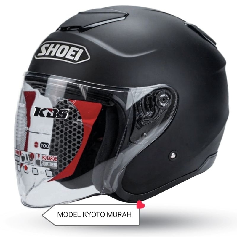 HELM KYT KYOTO FREE STIKER KYT/SHOEI PULL WARNA