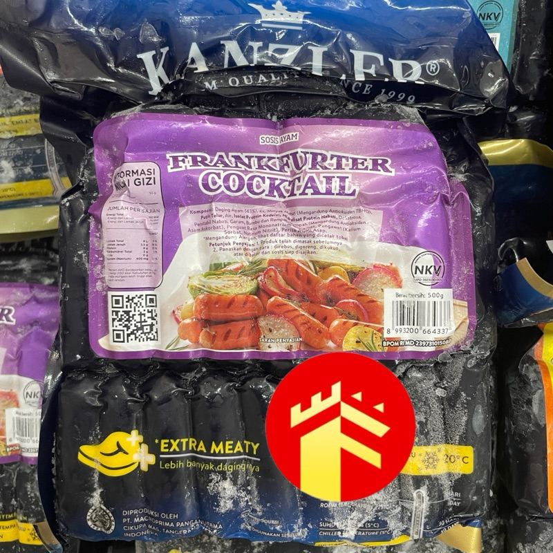 

KANZLER SOSIS AYAM FRANKFURTER COCKTAIL 500 GR KANZLER CHEESE COCKTAIL 500 GR SOSIS AYAM KEJU KANZLER