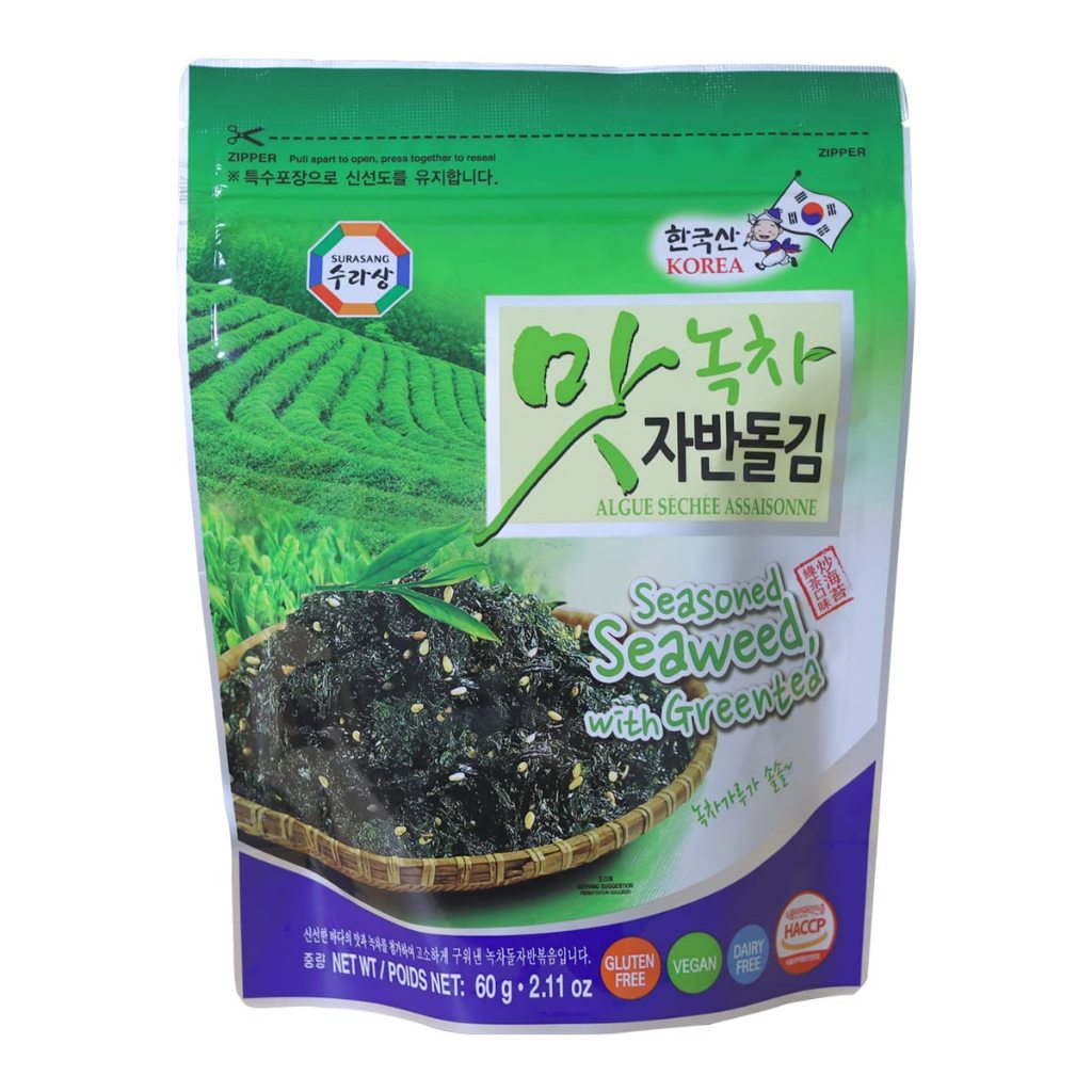 

Surasang Seasoned Seaweed With Green Tea 60gr