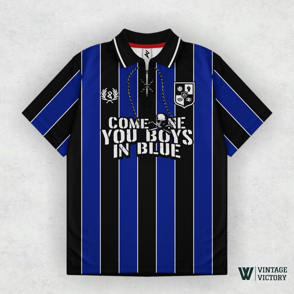 Jersey Persib Bandung Come On You Boys In Blue Terbaru 2024 // Jersey Sepakbola // Jersey Casual // 