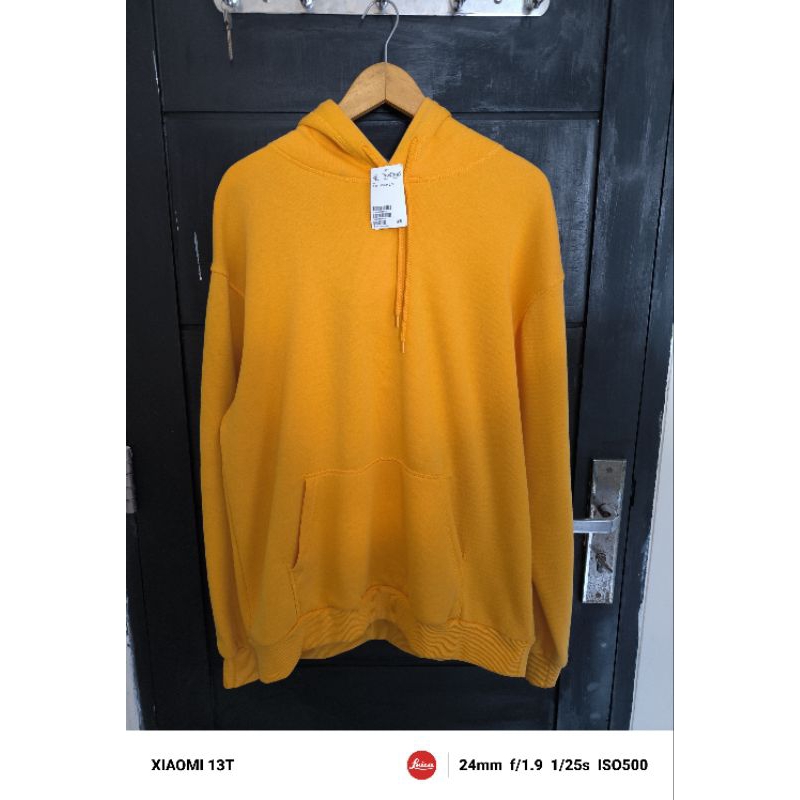 H&M Mens - Hooded Top Divided - Yellow