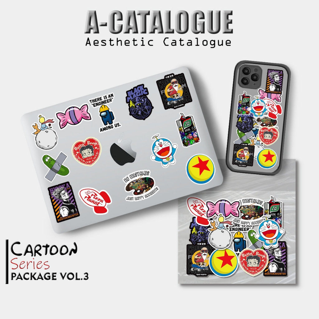 

Sticker Aesthetic Catalogue Waterprooft Compilation Hypebeast Whatever Icon Logo || CARTOON VOL.3