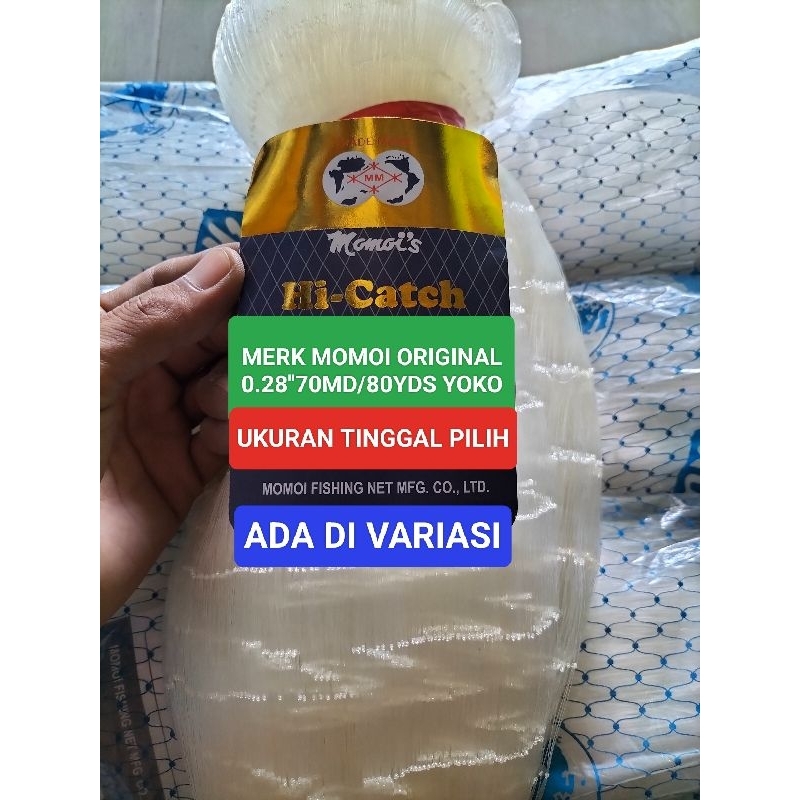 Jaring ikan momoi 0.28 ukuran tinggal pilih pukat ikan jaring momoi jaring ikan senar jaring ikan mu