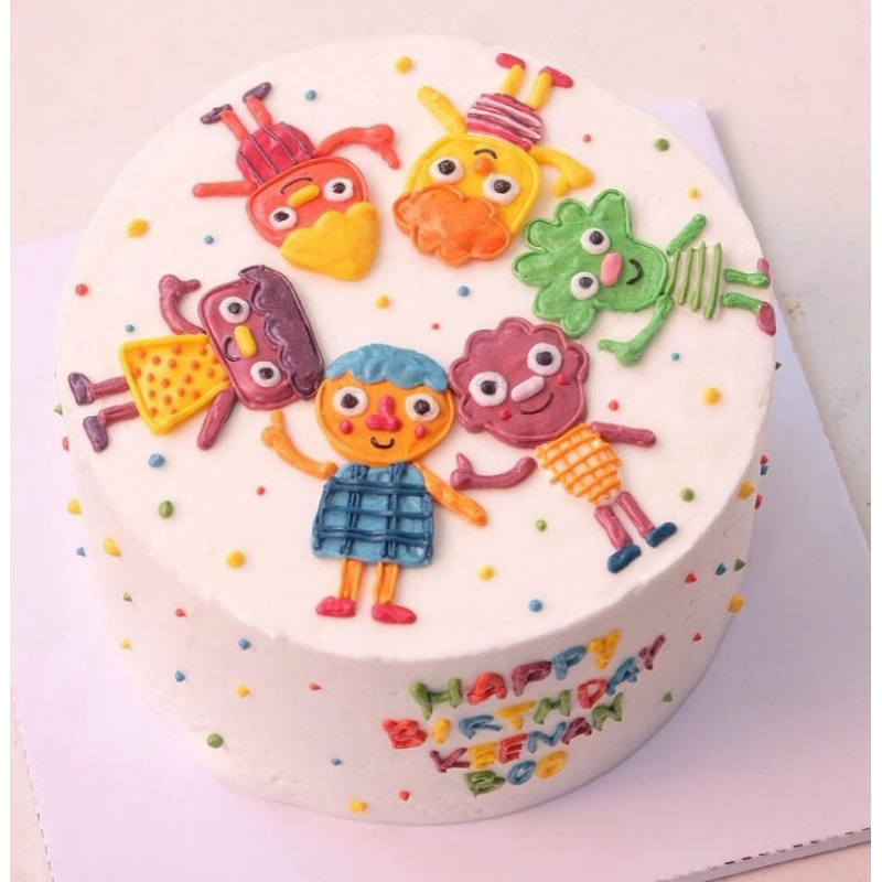 Korean Birthday Cake Kue Ulang Tahun Tart
