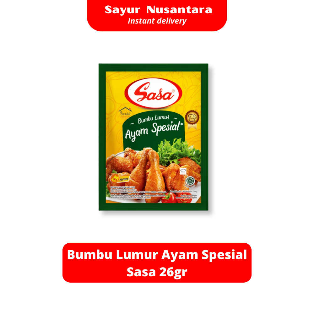 

Sasa Bumbu Lumur Ayam Spesial 26gr - Sayur Nusantara
