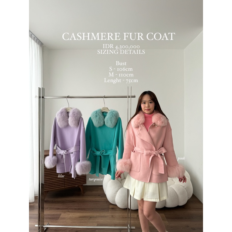 CASHMERE FUR COAT