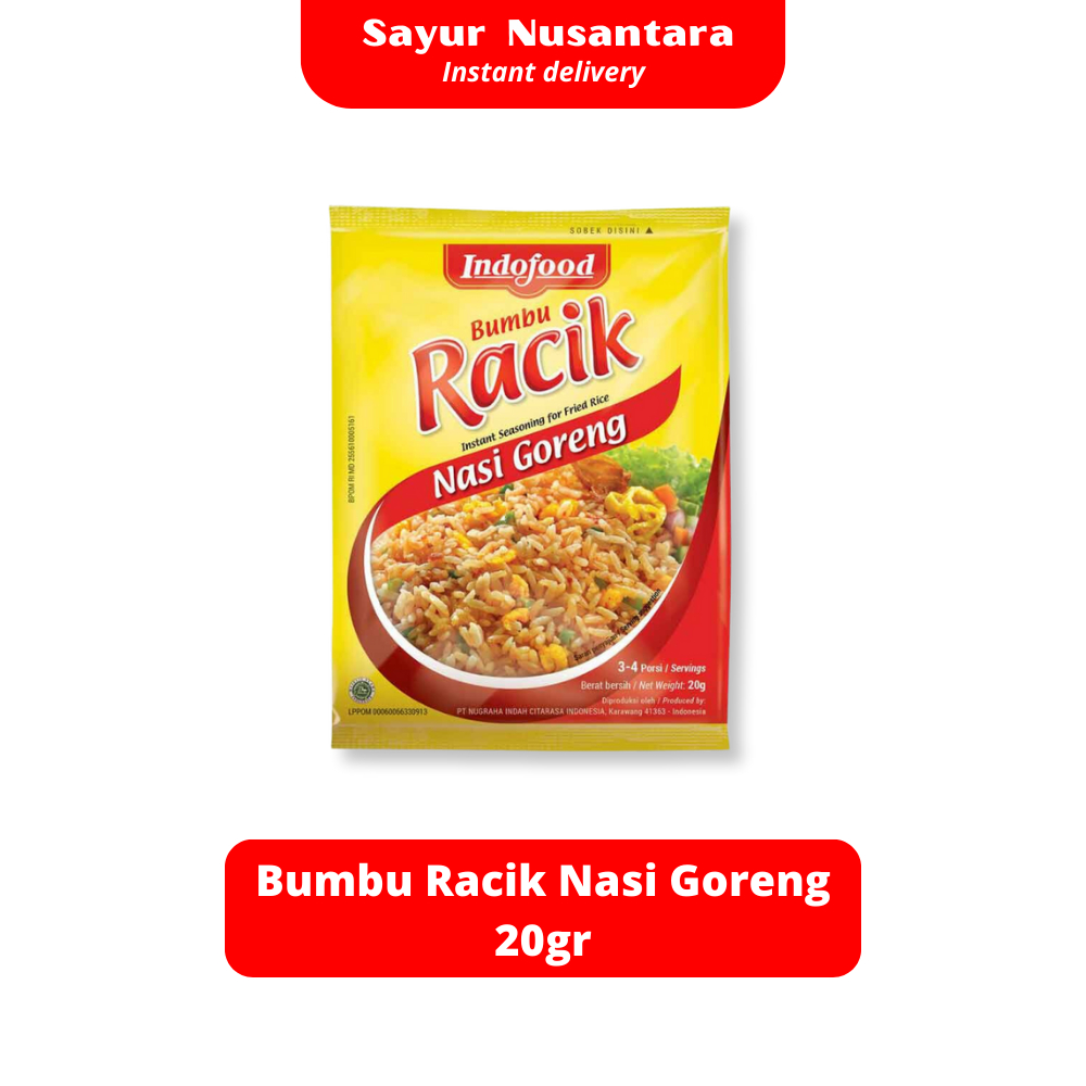 

Bumbu Racik Nasi Goreng 20gr - Sayur Nusantara