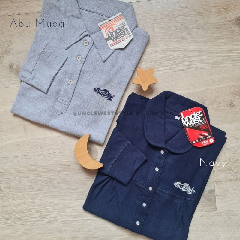 PAKAIAN TUNIK OLAHRAGA - TUNIK BABYDOLL KERUT PUTIH - UNCLEWEST STYLE - PAKAIAN OLAH RAGA WANITA