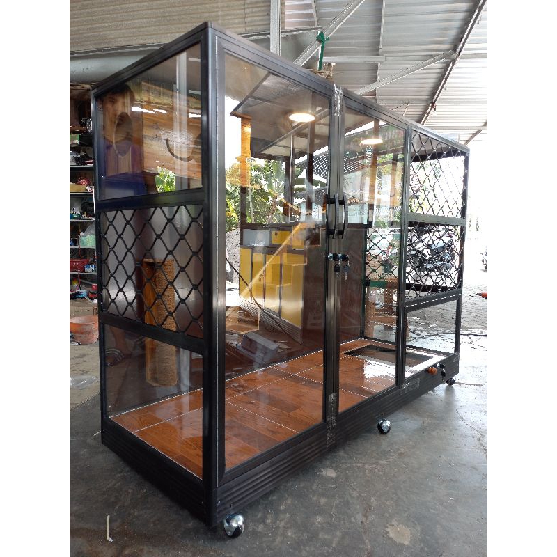 KANDANG KUCING ALUMINIUM PREMIUM / KANDANG KUCING PLAYGROUND MINIMALIS / KANDANG KUCING BESAR / KAND