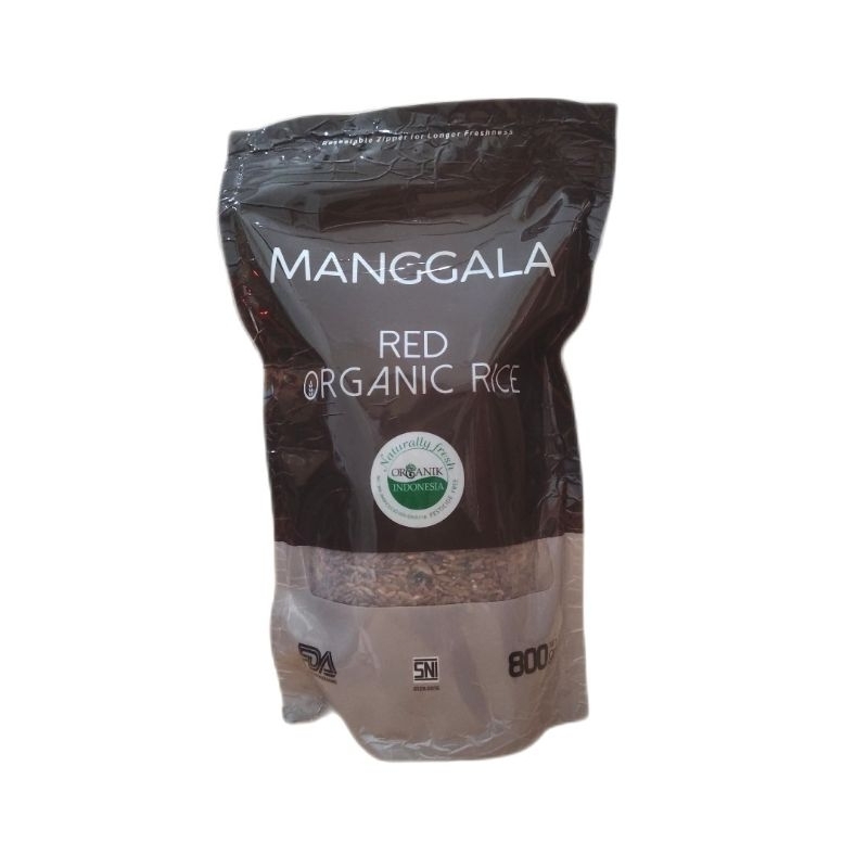

Manggala red organic rice 800 gram