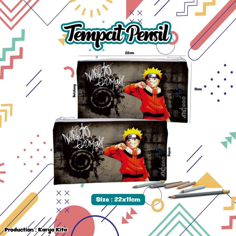 

NARUTO - tempat pensil karakter naruto kode 06