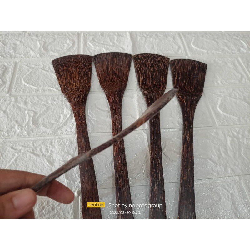 sutil kayu aren / spatula aren / sodet aren/ sutil kayu