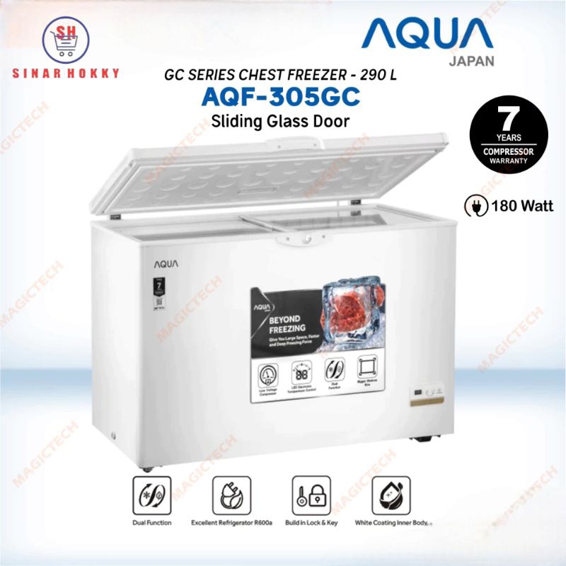 FREZER BOX AQUA AQF 305 GC