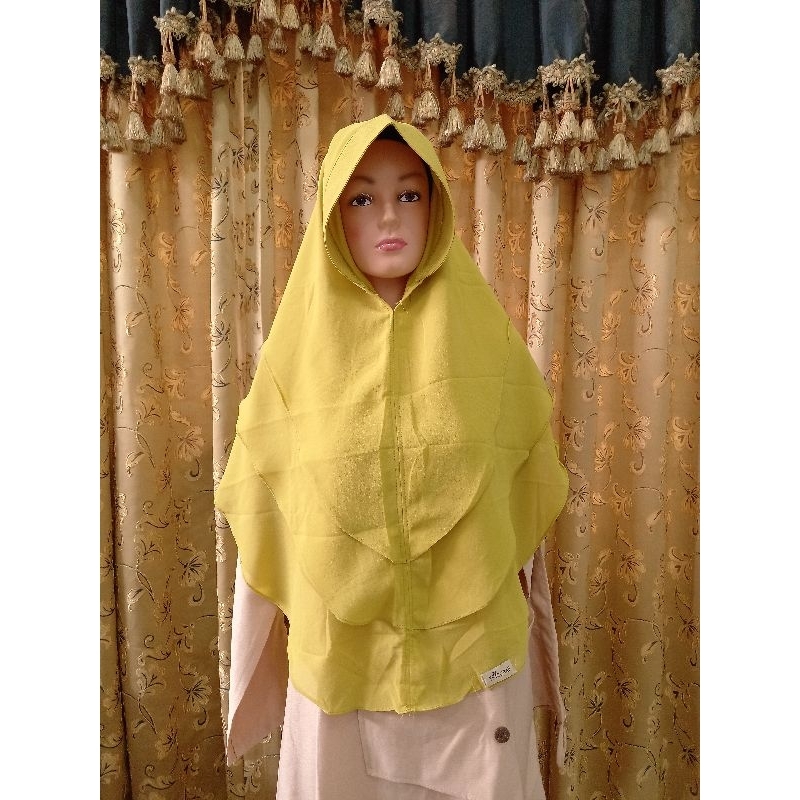 Hijab khimar ceruty babydoll 3 layer