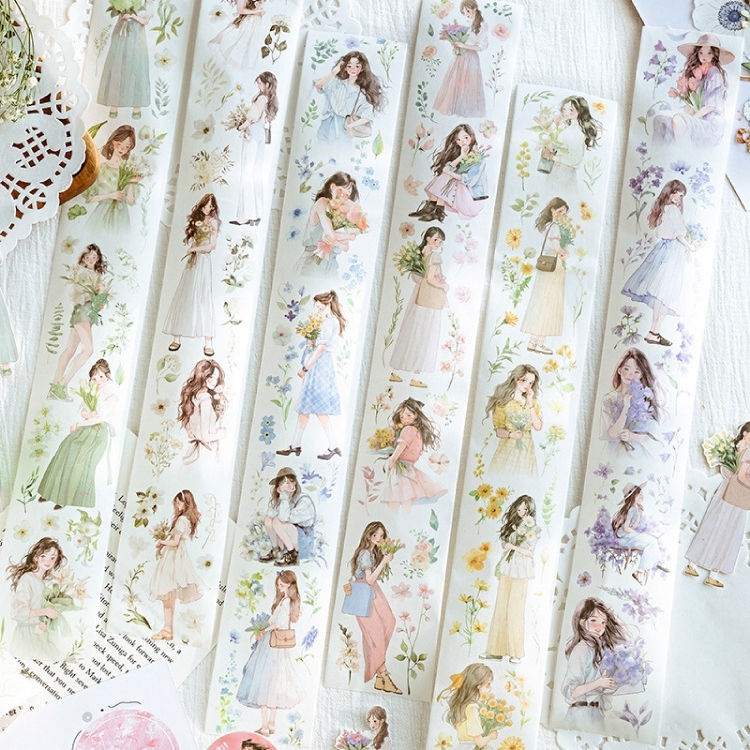 

NONS PROJECT SHARING 100 CM WASHI STICKER CANDY GIRL