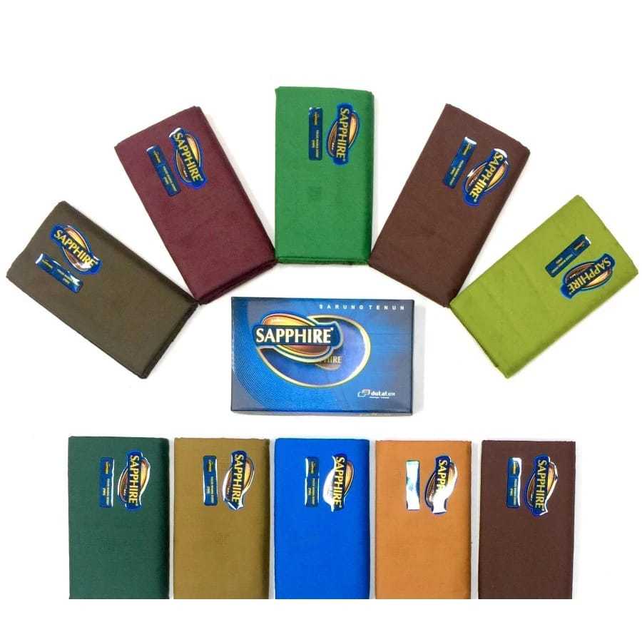 SARUNG SAPPHIRE PWD.sarung tenun sapphire.sarung dewasa polos.