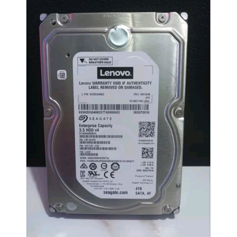 Hardisk PC Seagate 4 TB Enterprise