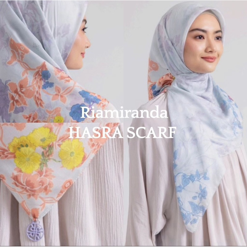 HASRA SCARF RIA MIRANDA, NEW ORIGINAL WITH BOX