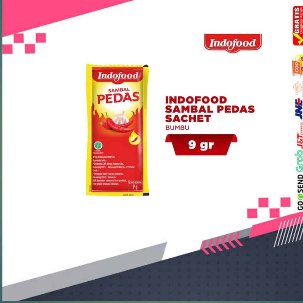 

saus indofood pedas x tra 1pcs