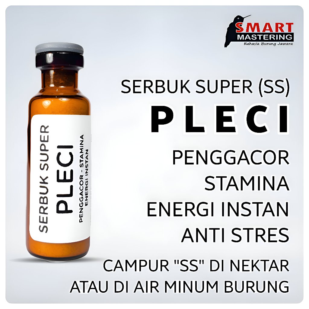 SERBUK SUPER PLECI Doping Penggacor Pleci (Terbaik, Best Seller, Formulated for Expert Use Only)