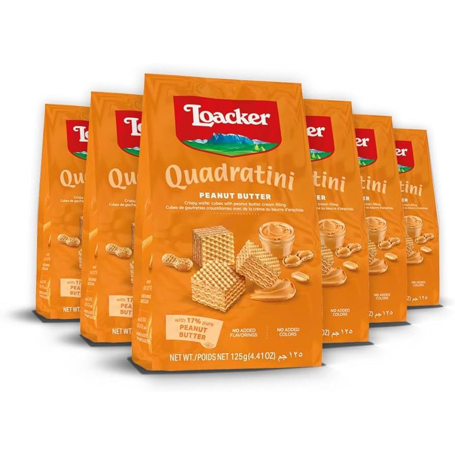 

Loacker Quadratini Peanut Butter 125g Australia