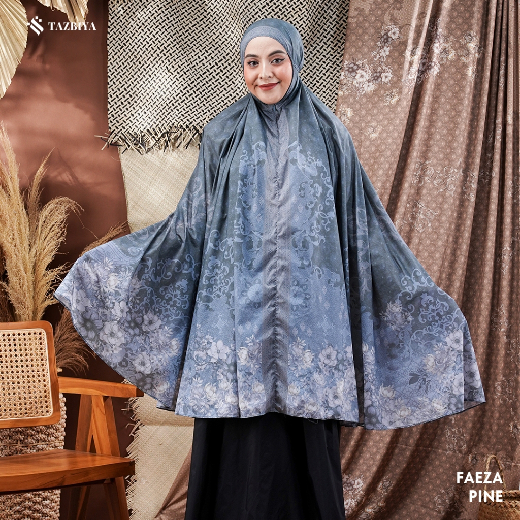MUKENA TAZBIYA 2in1 FAEZA BAHAN PARASUT PREMIUM DEWASA JUMBO | MUKENAH TRAVEL MINI