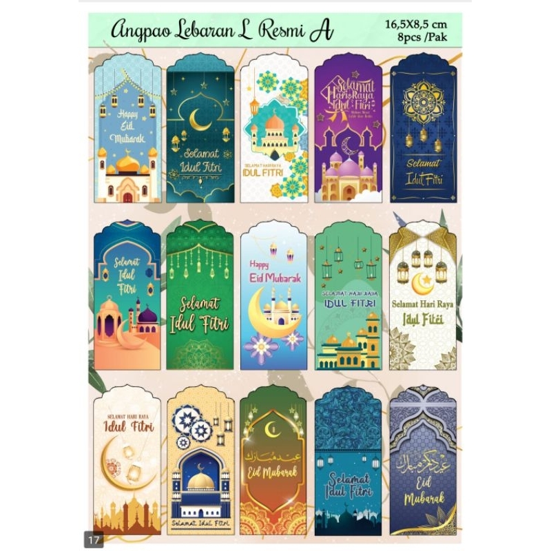

(PAK) Amplop Lebaran Ukuran Sedang (7x10cm)