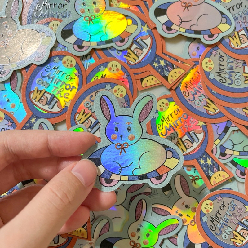 

Serotonnin ✩ Hologram Die Cut Sticker