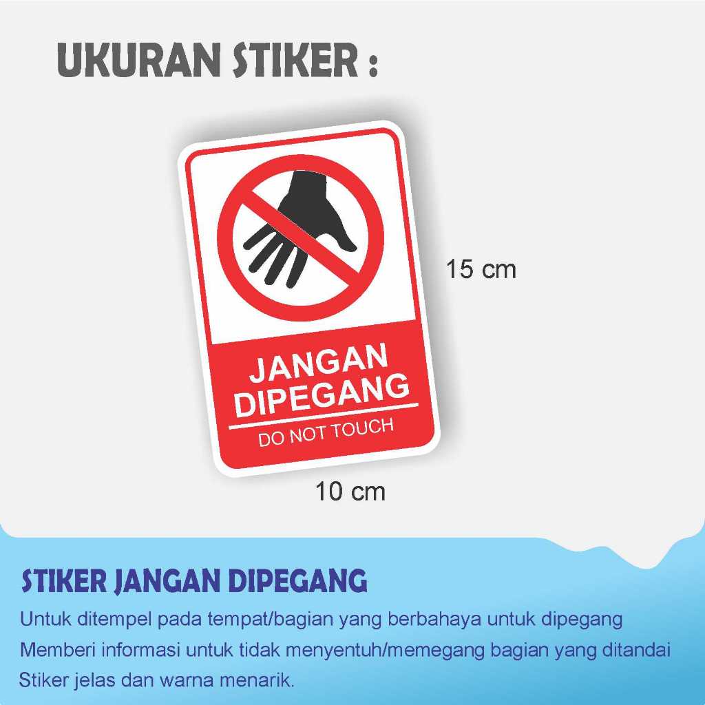 

STIKER WARNING JANGAN DIPEGANG