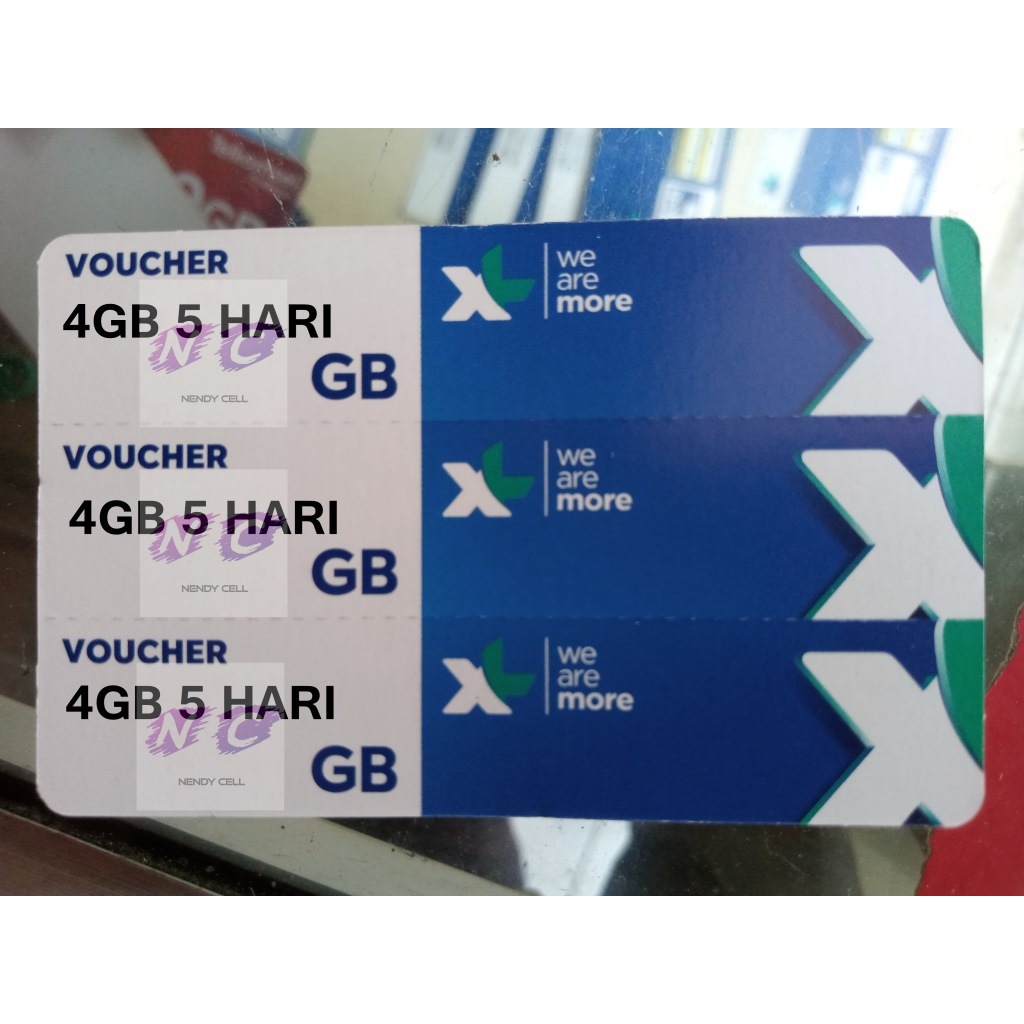VOUCHER XL HARIAN 4GB M 5 HARI