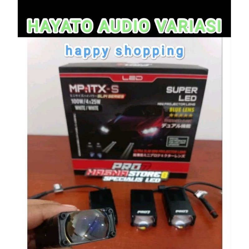 MINI PROJIE PRO7 MP.1TX -S SUPER LED BLUE LENS