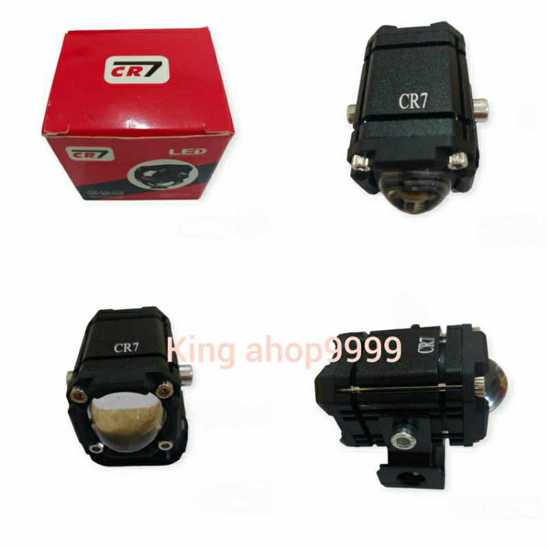 lampu tembak laser 2 warna 1 mata CR7 1045 untuk semua motor