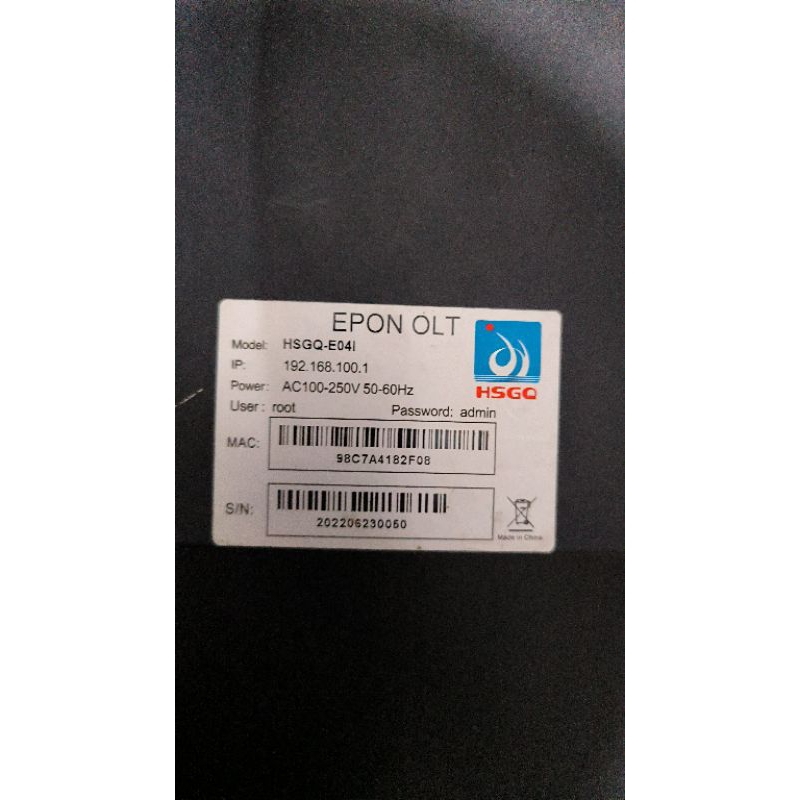 olt epon HSGQ E04l