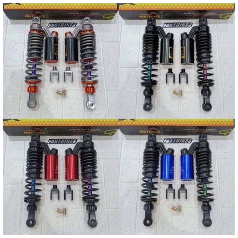 Shock Shockbreaker Fastbike 63 Double Shock Matic dan Bebek As Rainbow Nmax Aerox PCX ADV Megapro Ti