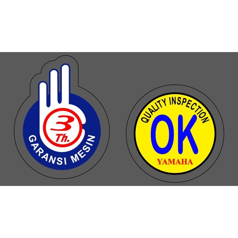 STIKER LOGO YAMAHA TRANSPARAN