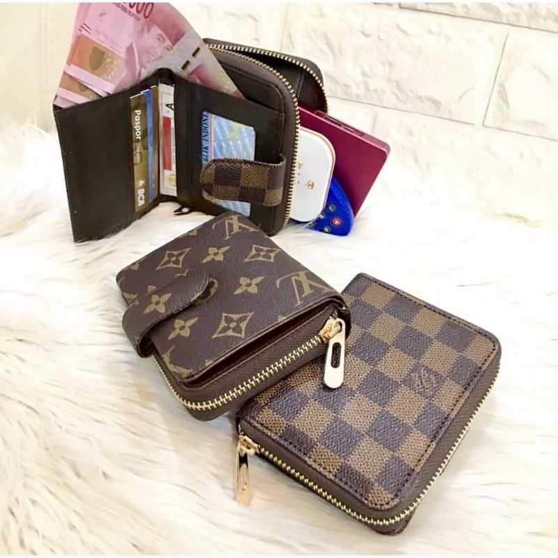 Dompet ELFI Lipat uang wallet fashion dompet kecil koin wanita serbaguna coin