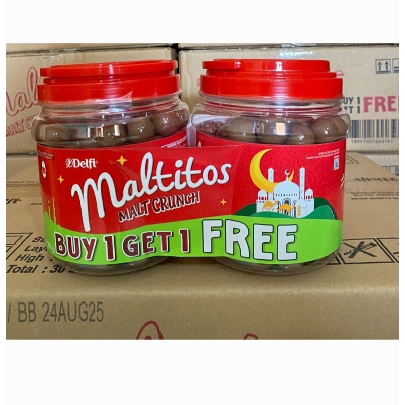 Maltitos Cokelat Malt Crunch 300gr BUY 1 GET 1 FREE