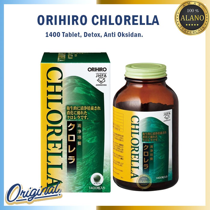 Orihiro Chlorella For Detox Anti Oxidant