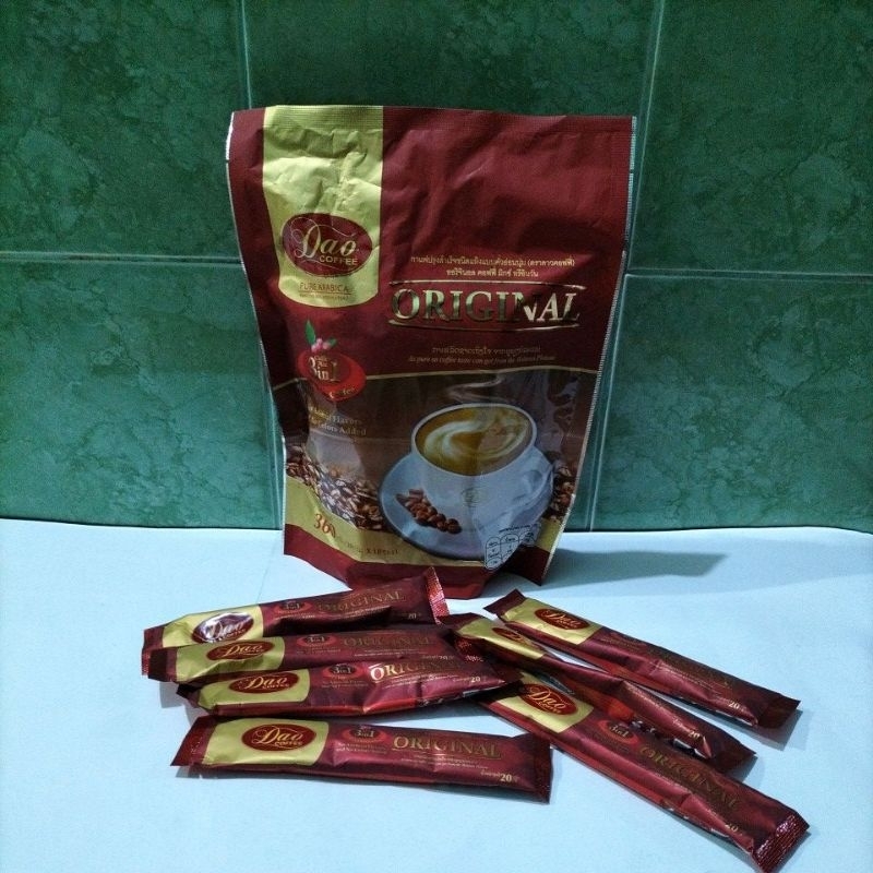 

DAO COFFEE PURE ARABICA ORIGINAL rasa Original Exp. 25/10/2025 Per Pcs.