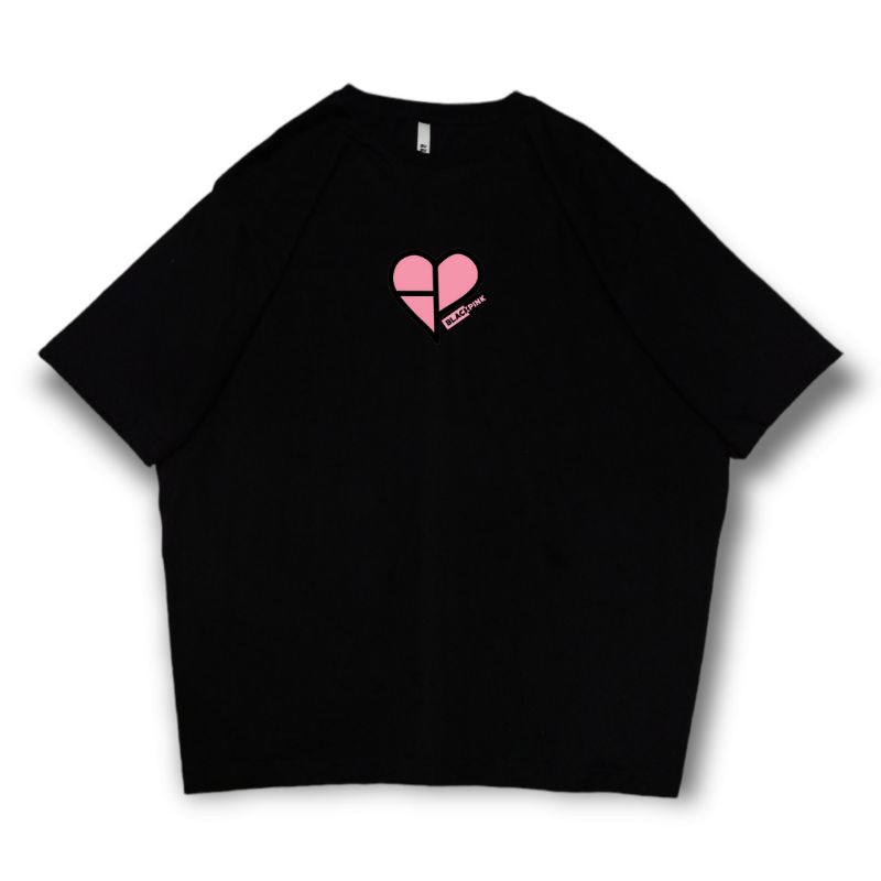 Kaos Oversized Tshirt Korean Unisex BlackPink Logo
