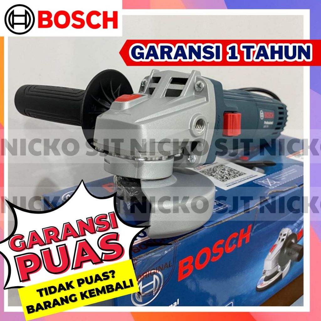 garansi 1 thn Mesin gerinda 4in grenda grinda Bosch gws 060 bosch asli ori gws-060 bos bosch gws060 