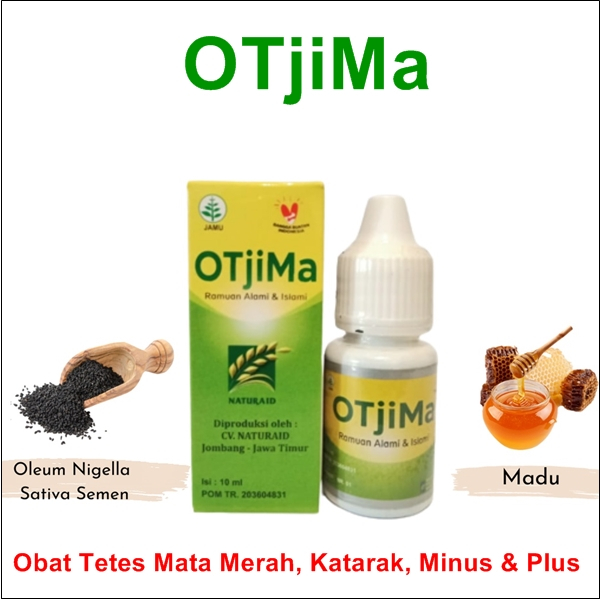 Otjima Tetes Mata Herbal Obat Mata Rabun Buram Mata Gatal Merah Minus Dan Silinder BPOM