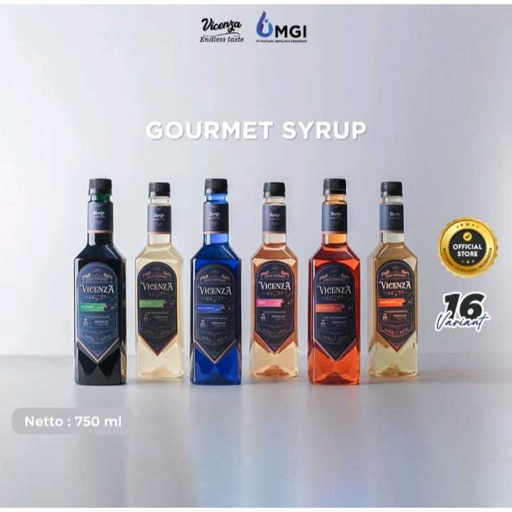 

Mutiaragemilangsemarang Vicenza Gourmet Syrup Minuman 750ML