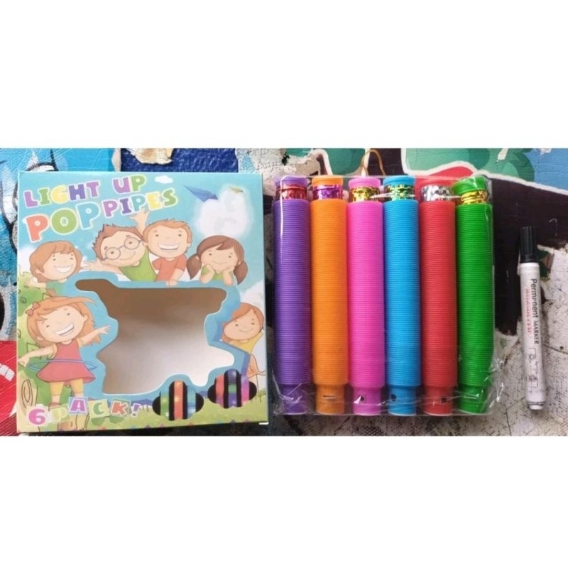 Mainan LED POP fight tubes / pop light