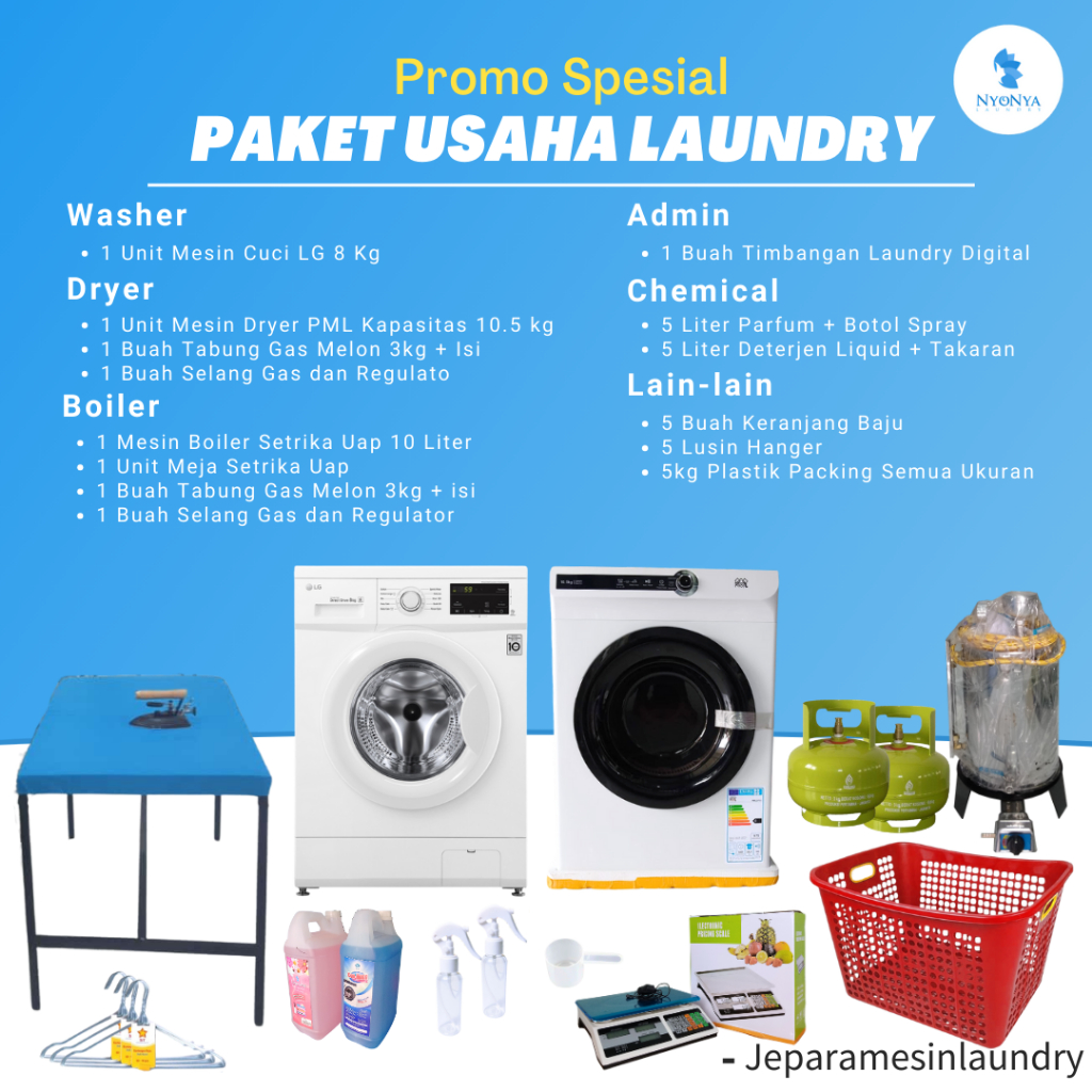 Paket Usaha Laundry Untuk Pemula