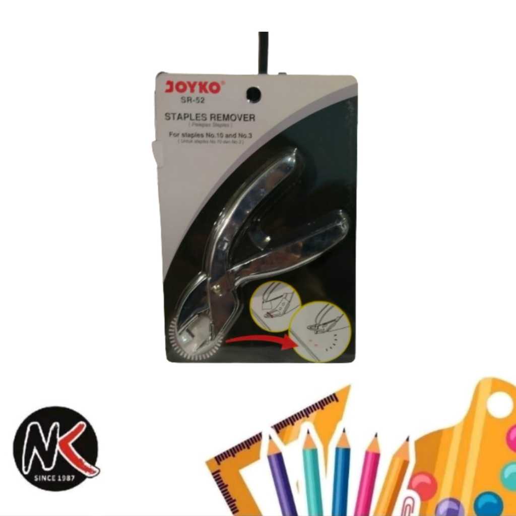 

Staples Remover SR-52 JOYKO For No 10 & 3/Pelepas Steples JOYKO SR-52