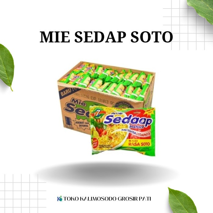 

MIE SEDAP KEMASAN KARDUS