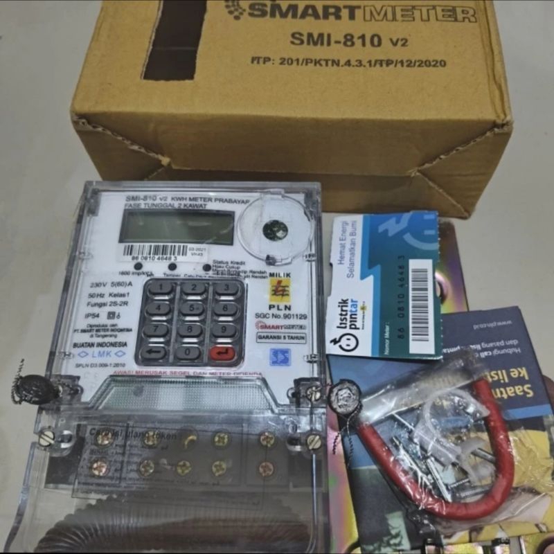 KWH TOKEN PRABAYAR MERK SMART METER 5(60)A
