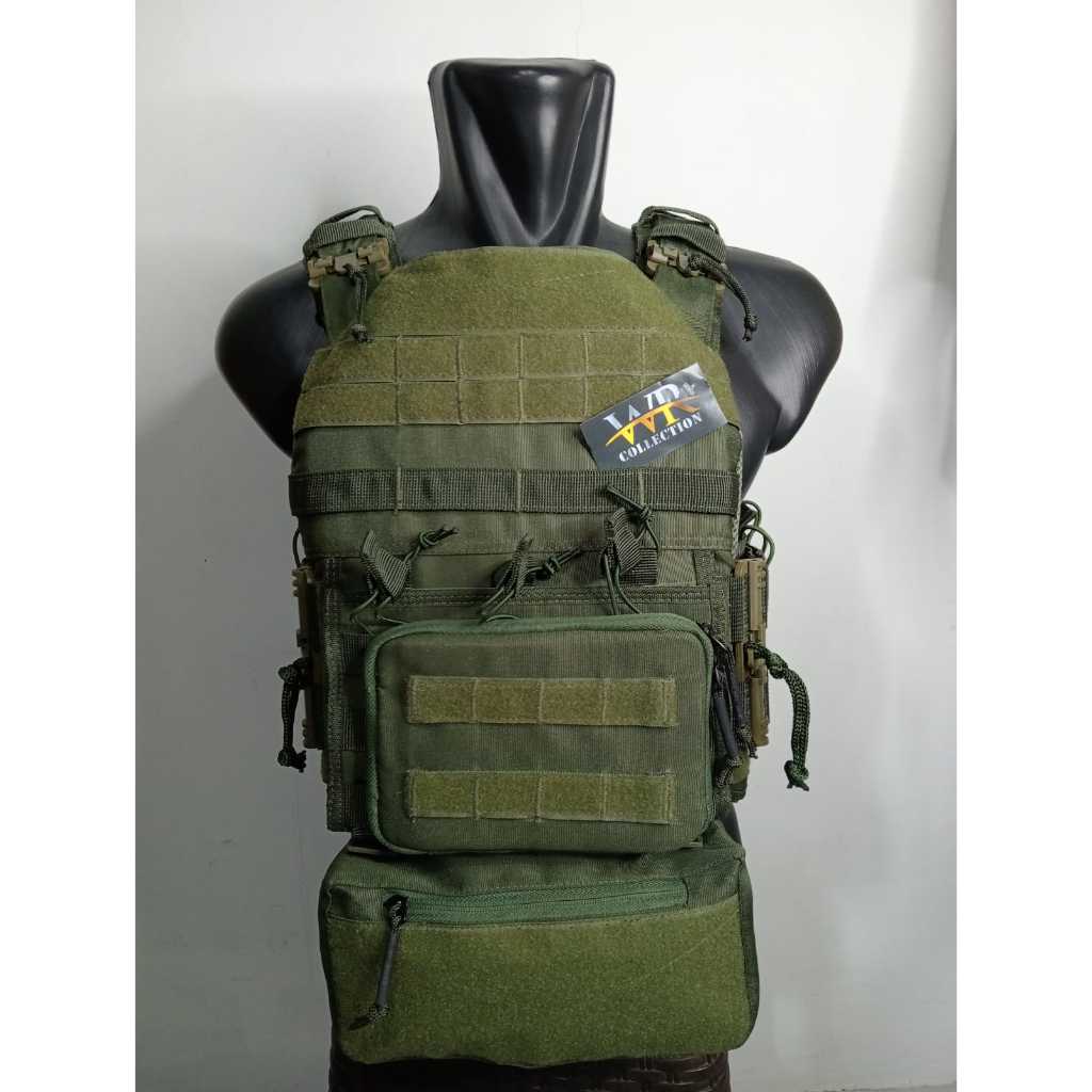Bodyvest Python Hijau / Bodyvest Brimob / Bodyvest TNI / Bodyvest Polisi / Bodyvest Tactical / Bodyv