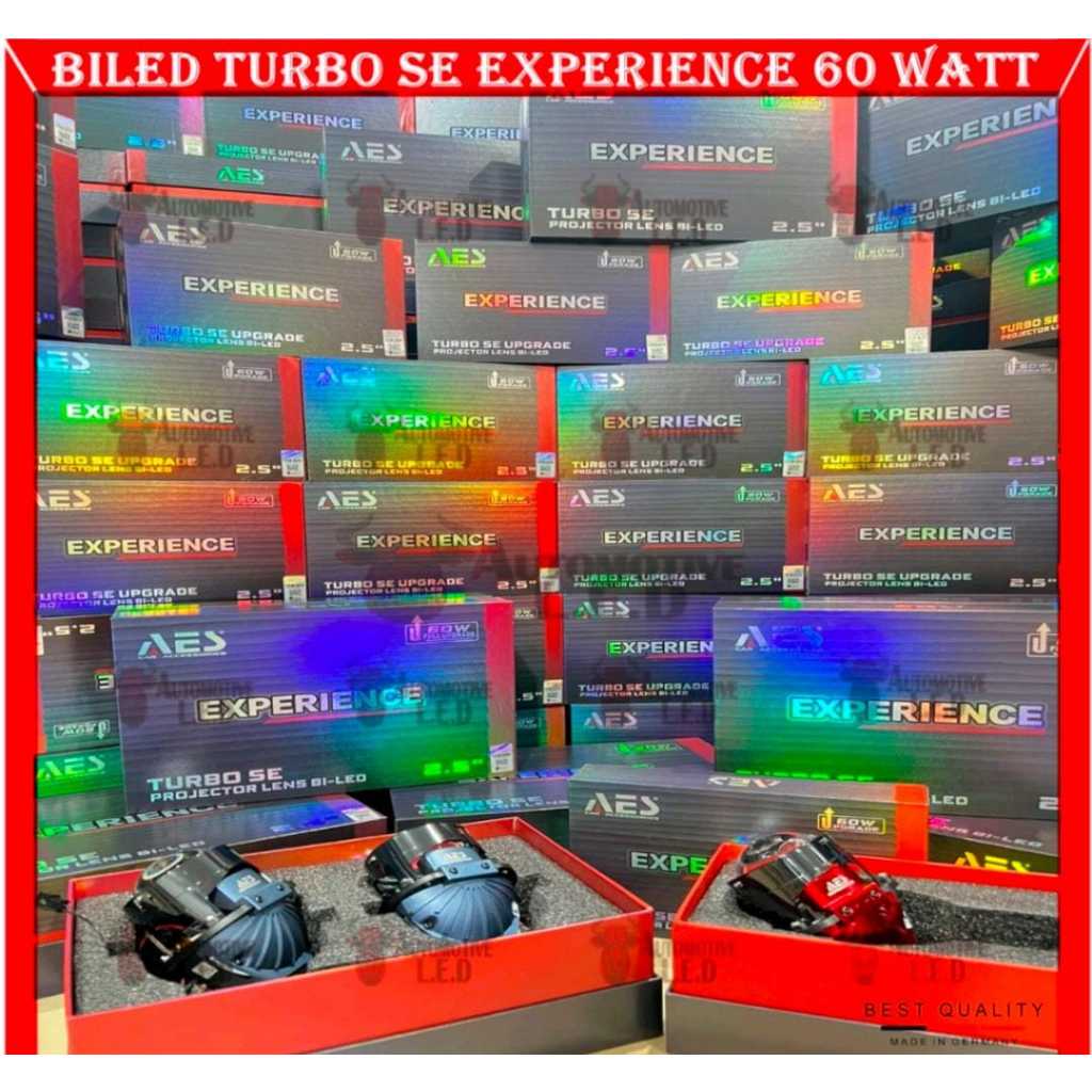BILED AES TURBO EXSPERIENCE 2,5 INCH 60 WATT - ORIGINAL AES